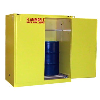 115 Gal. Flammable Drum Cabinet, Vertical, Standard 2-Door 115 Gal. Flammable Drum Cabinet, Vertical, Standard 2-Door