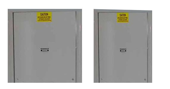 (1) 24" x 60" & (1) 48" x 60" Explosion Relief Panel