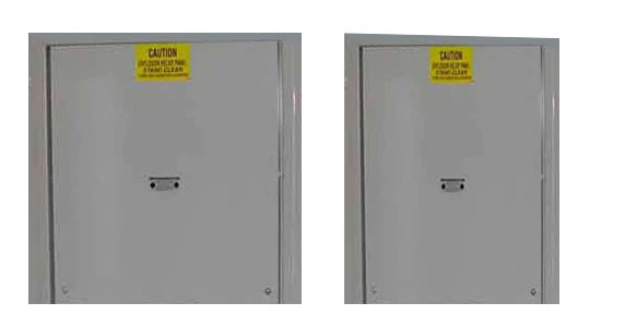 (1) 24" x 60" & (1) 48" x 60" Explosion Relief Panel