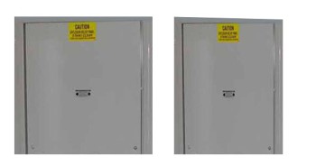 (1) 24” x 60” & (1) 48” x 60” Explosion Relief Panel (1) 24” x 60” & (1) 48” x 60” Explosion Relief Panel