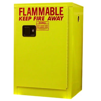 4 Gal. Flammable Storage Cabinet, Self-Latch Safe-T-Door