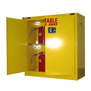 30 Gal. Flammable Storage Cabinet, Self-Latch Safe-T-Door 30 Gal. Flammable Storage Cabinet, Self-Latch Safe-T-Door