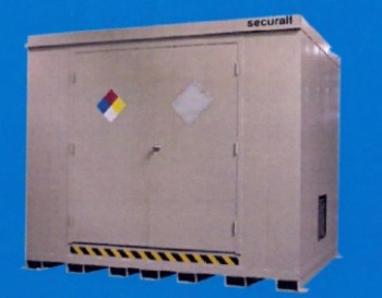 Hazmat Locker/Building (32) 55-Gal Drums Hazmat Locker/Building (32) 55-Gal Drums