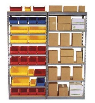 48” x 24” x 84” Low Profile Shelving Adder- 6 Shelf No Deck 48” x 24” x 84” Low Profile Shelving Adder- 6 Shelf No Deck