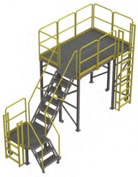 50 Degree Incline 20" Serrated Max Access Platform