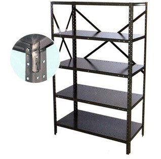 36"x12"x85" LD Steel Clip Shelving Adder- 5 Shelf