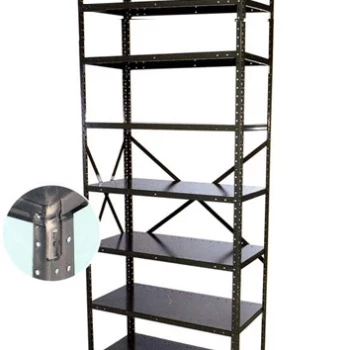 36"x12"x85" LD  Steel Clip Shelving Starter- 8 Shelf