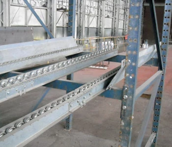 288" x 54" Used Pallet Flow System- 30 Pallet Positions