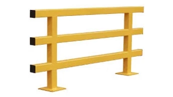 44"H x 4'L Guard Protective Barrier with Triple Rail