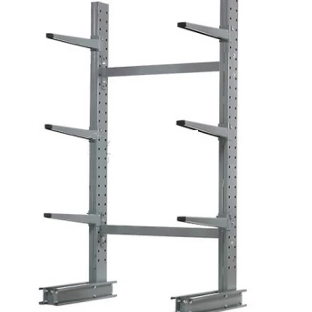 96" x 48" Single Sided Cantilever Starter Bay- (3) 48" Arm Levels