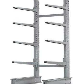 192" x 48" Single Sided Cantilever Starter Bay- (4) 48" Arm Levels