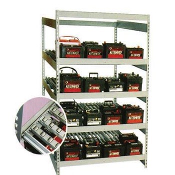 48" x 48" x 72" Rivet Shelving Battery Rack