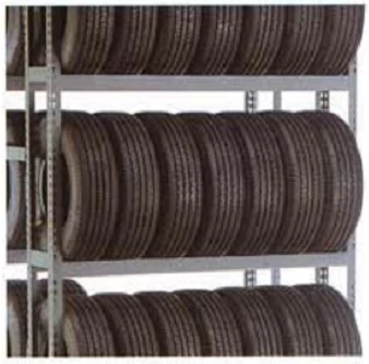 60" x 12" x 60" Tire Rack Single Entry Starter - 2 Tiers