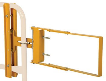 24"-40" Yellow Self-Closing Gate
