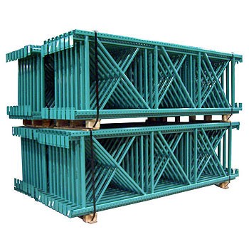 42" x 120" Teardrop Pallet Rack Upright (Quick Ship)