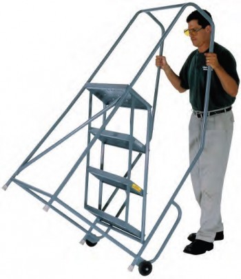 4 Step Grip Strut Tilt & Roll Ladder- 23