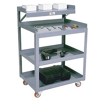 20" x 27" Tool Cart- 3.5 Shelves